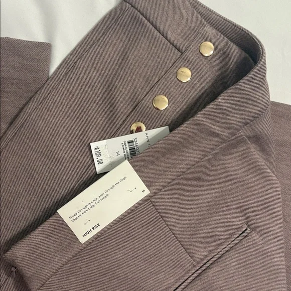 NWT Ann Taylor Admiral Wide Leg Trousers - Picture 4 of 7